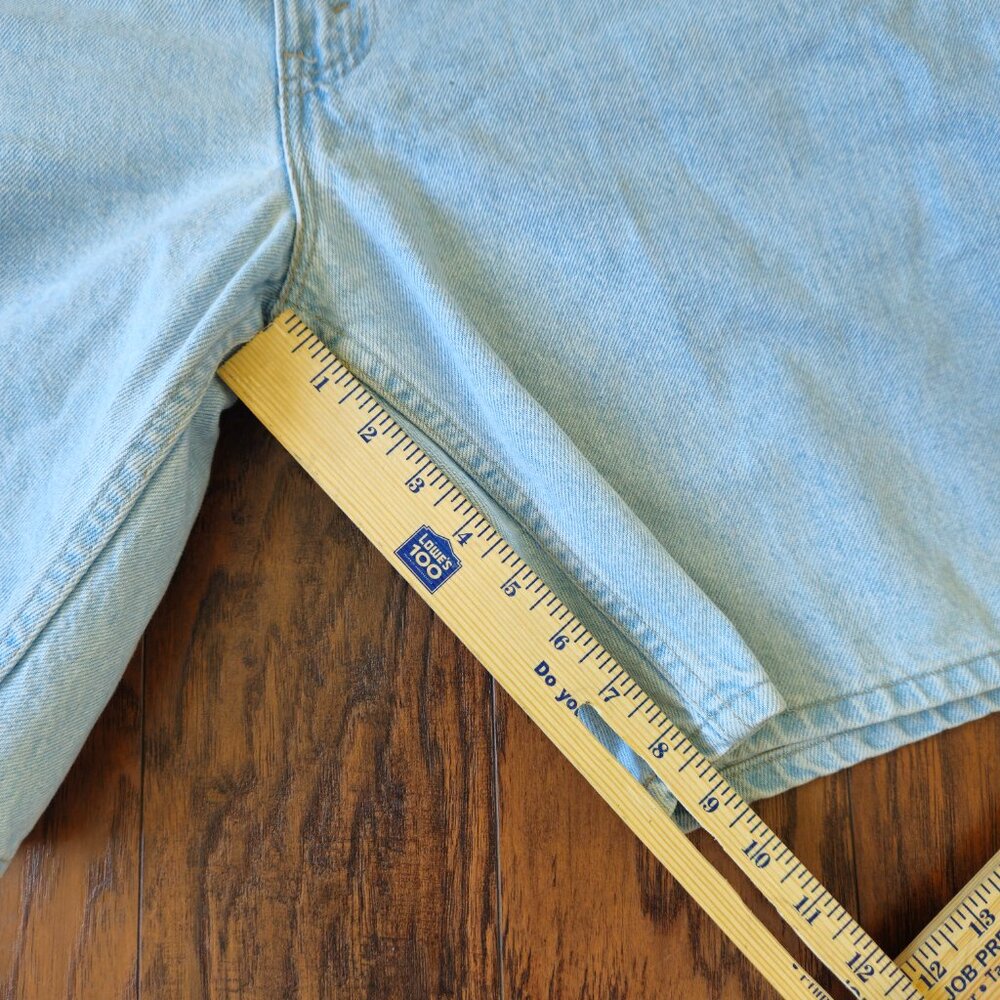 Vtg 90s Levi's 550 Jean Shorts Men 42 Blue Jorts Denim Orange Tab Baggy Y2K - Picture 3 of 8